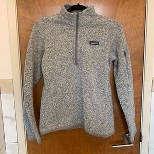 ❌SOLD❌ Women’s Better Sweater 1/4 Zip Grey Patagonia
